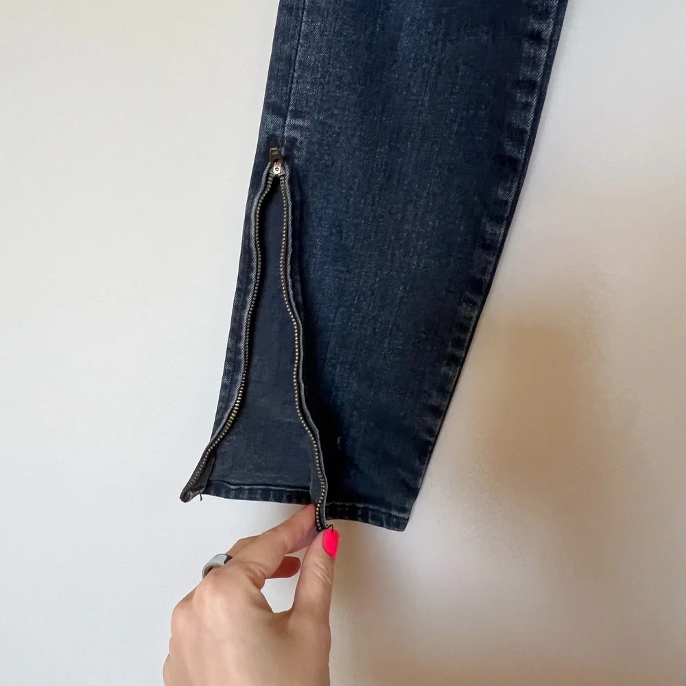 J Brand The Deal Style 9612 Bru Skinny Jeans Size 30 Dark Blue Mid Rise